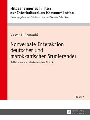 cover image of Nonverbale Interaktion deutscher und marokkanischer Studierender